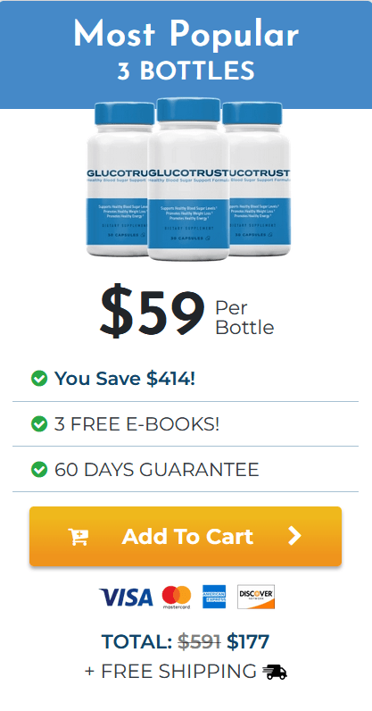 glucotrust checkout 3 bottles